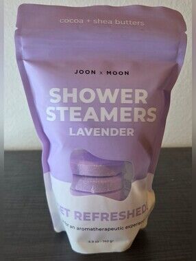 🕯JOON x MOON Lavender Shower Steamers Aromatherapy 4.9 oz Vegan New Sealed
